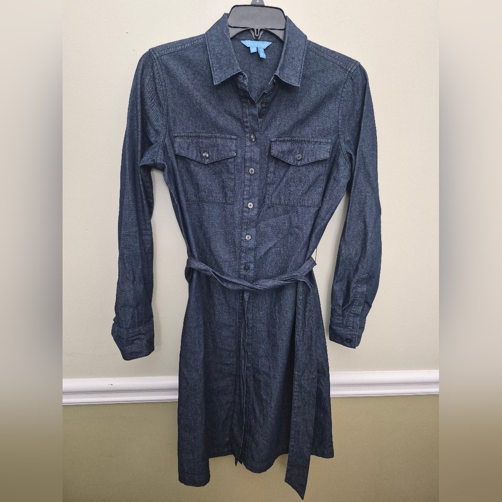 Draper James Denim Shirt Dress Size 2